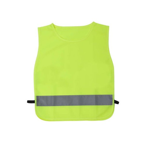 Colete Refletor de Alta Visibilidade Amarelo Criança