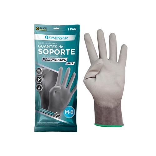 Luvas Poliuretano Cinzentas Tamanho 10 (XL)