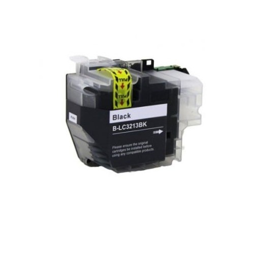 Tinteiro Compatível para Brother LC3213BK Preto