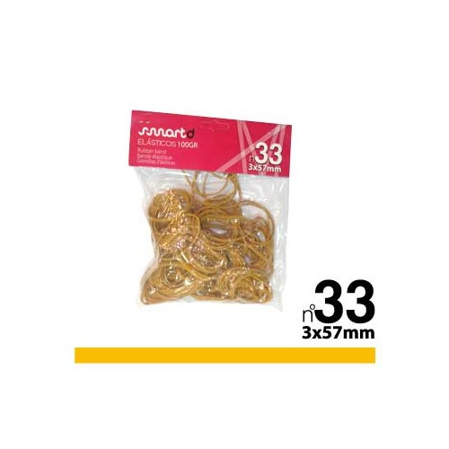 Elasticos 03x57mm (Nº33) 100gr - 2 unidades