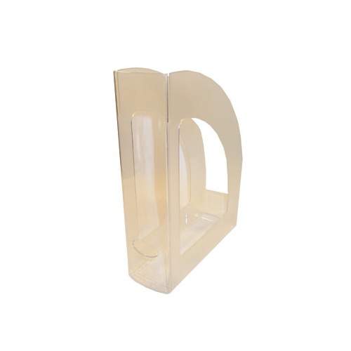 Porta Revistas 320x250x80mm Plastico Cristal