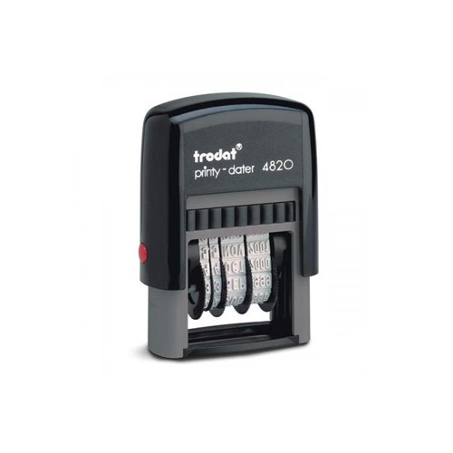 Datador 4mm Autotintavel Trodat 4820 Almofada Preto