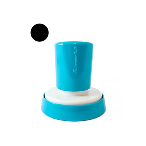 Carimbo Redondo 45mm Xstamper Quix Preto