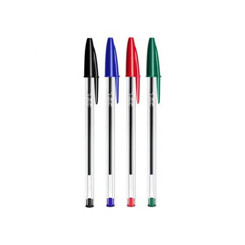 Esferografica Ball Point BIC Cristal Azul (Blister 4un) - 2 unidades