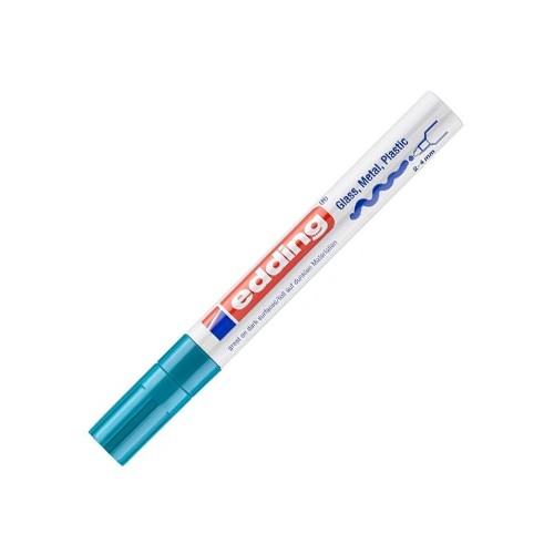 Marcador Grosso Azul Claro 2-4mm Edding 750