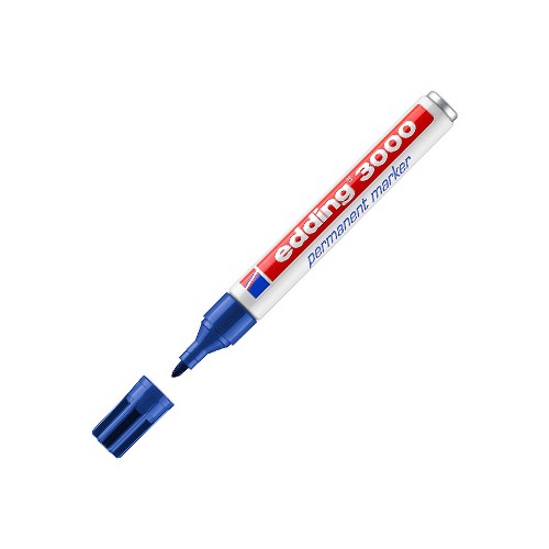 Marcador Grosso Edding 3000 Azul
