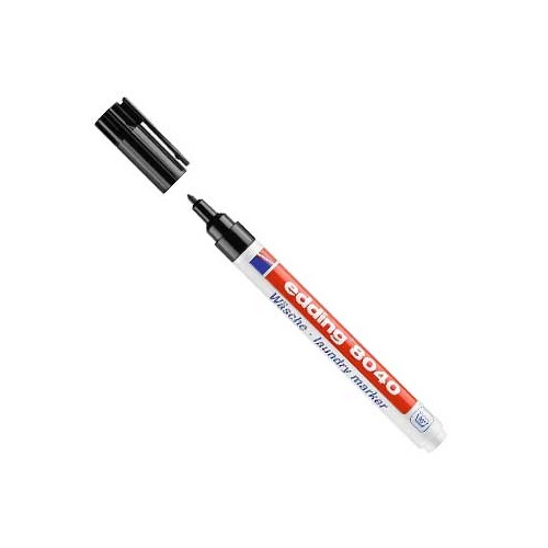 Marcador Tecidos Edding 8040 1mm Preto