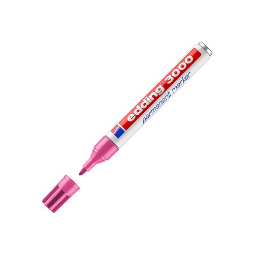 Marcador Grosso Edding 3000 Rosa