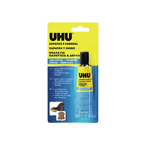 Cola Sapatos e Cabedal UHU 34ml