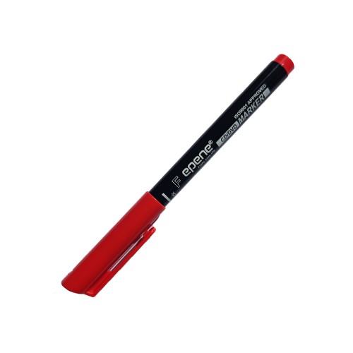 Marcador Permanente Fino Vermelho 0,6mm Epene 0106CD - 2 unidades