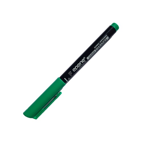 Marcador Permanente Fino Verde 0,6mm Epene 0106CD - 2 unidades