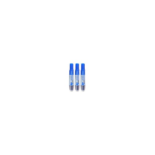 Marcador Quadros Brancos Epene Recarregavel Azul Blister 3 unidades