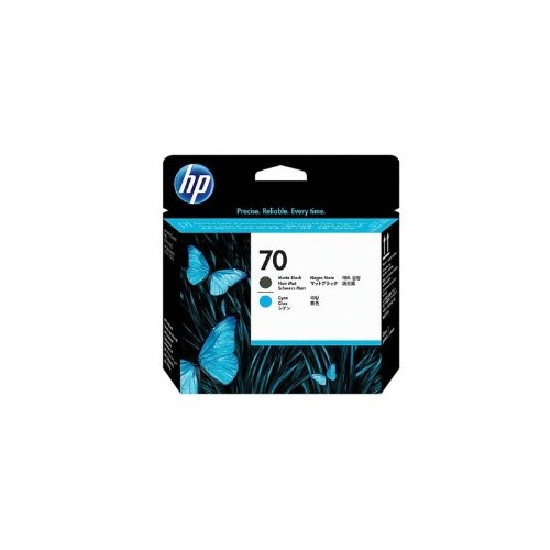 Cabeça Impressão HP 70 Azul / Preto Matte C9404A