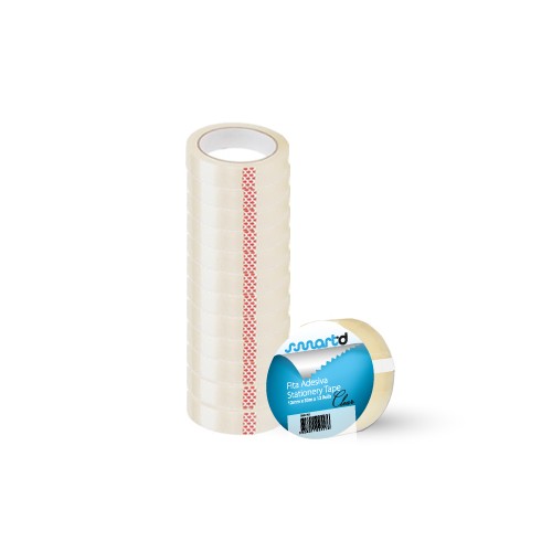 Fita Adesiva 12mmx33m Clear - 12 unidades