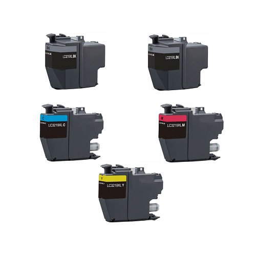 Pack de 5 Tinteiros Compatíveis para Brother LC3219XL