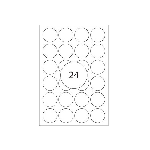 Etiquetas Redondas 25mm Herma2260 - 768un