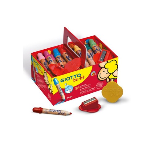 Lápis Cor Giotto Be-Be Schoolpack 36un + 3 Afia Lápis