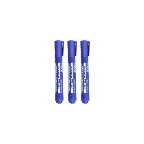 Marcador Permanente Grosso 2,0mm Epene Azul Blister - 3 unidades
