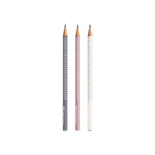 Lápis Grafite 1B Faber-Castell Sparkle Blister 3 unidades