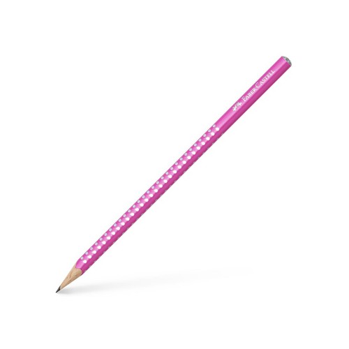 Lápis Grafite 1B Faber-Castell Sparkle Pearl Rosa - 12 unidades