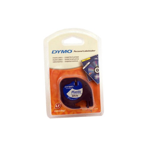 Fita Gravacao Dymo 12mmx4m Preto / Branco (91201)