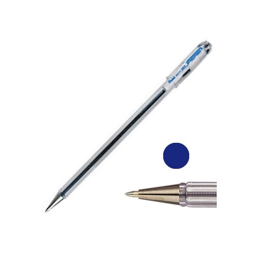 Esferográfica Pentel BK 77 0,7mm Azul - 12un