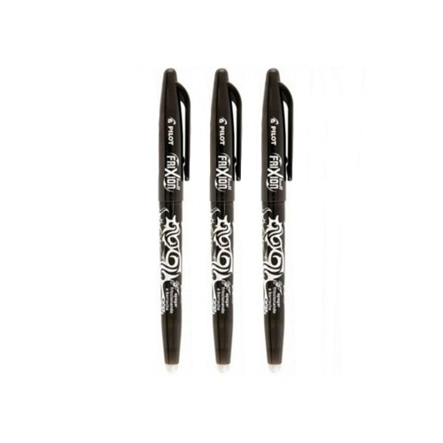 Esferografica Gel Pilot Frixion Ball 0,7mm Preto Blister 3 unidades