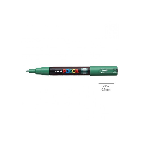Marcador Uniball Posca PC-1M 0,7mm Verde 1 un.