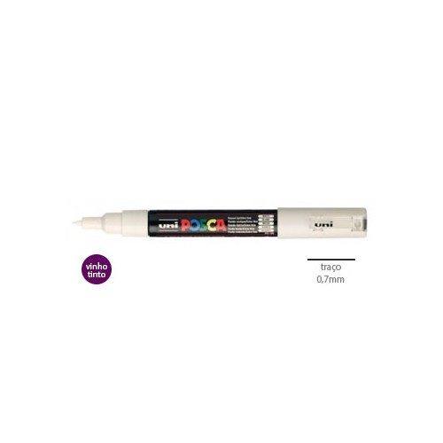 Marcador Uniball Posca PC-1M 0,7mm Vinho Tinto 1un.