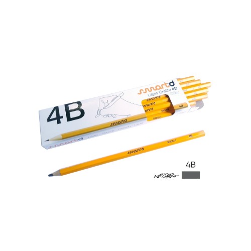 Lapis Grafite 4B SmartD Cx 12un