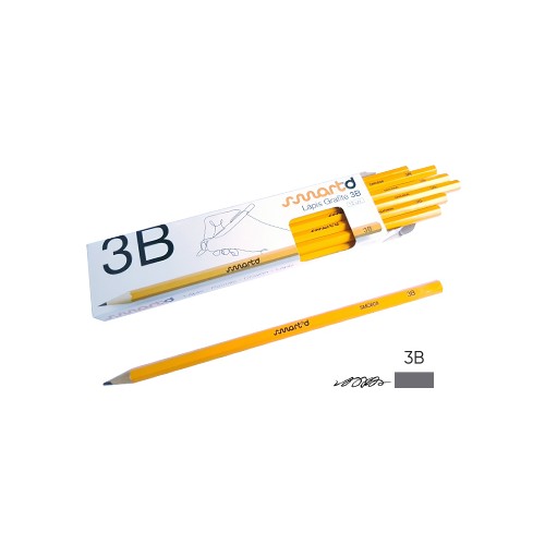 Lapis Grafite 3B SmartD Cx 12un