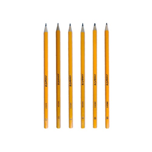 Lapis Grafite 2H HB B 2B 4B 6B SmartD Blister 6 unidades