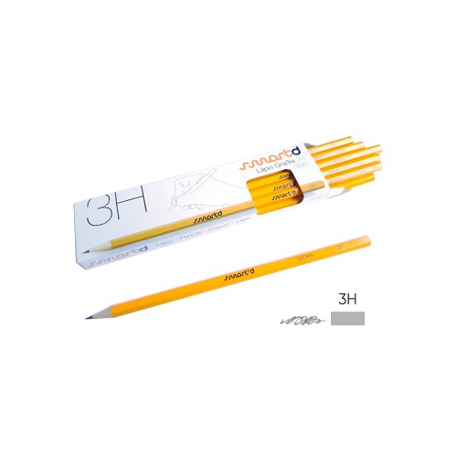 Lapis Grafite 3H SmartD Cx 12un