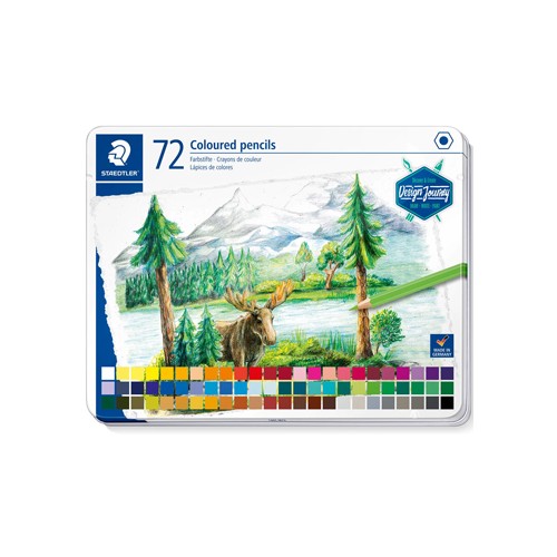 Lápis Cor STAEDTLER 146C M72 Design Journey Cx Metal 72un