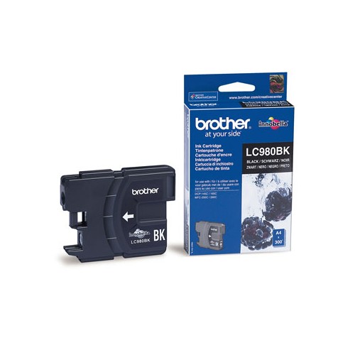 Tinteiro Brother LC980BK Preto 8,7ml