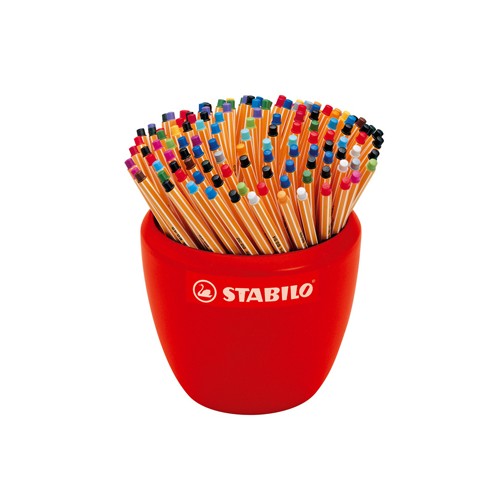Expositor Marcador Fino 0,4mm Stabilo Fineliner 150 unidades