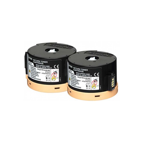 Pack Toners Epson C13S050711 Preto