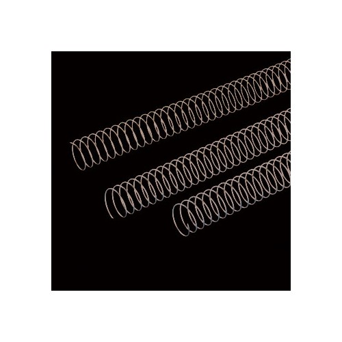Argolas Espiral Metalicas Passo 5:1 48mm Cx 25 Branco