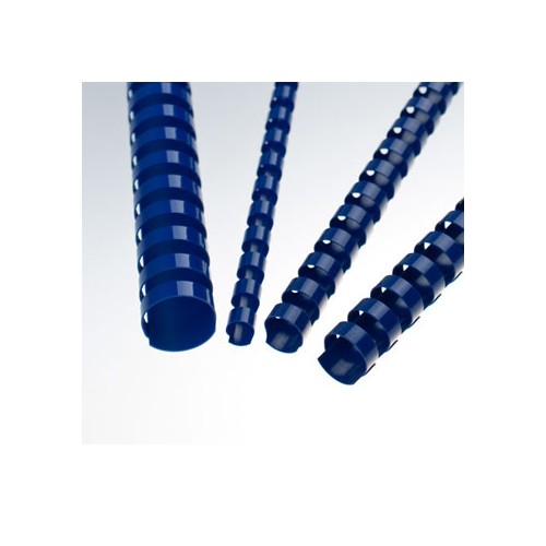 Argolas Pvc Encadernar 14mm 90 Folhas Cx100un Azul