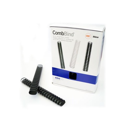 Argolas Pvc Encadernar 38mm 375 Fls Cx50un Preto Ovais