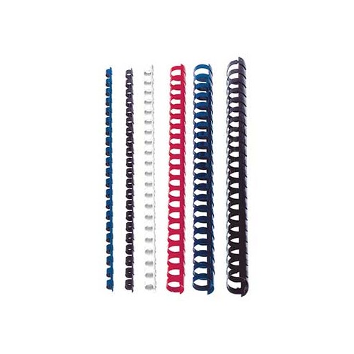 Argolas Pvc Encadernar 14mm para 110 Folhas Cx 100un Preto