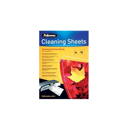 Folhas de limpeza Universais para Plastificadoras A4 Pack10