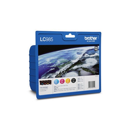 Pack Tinteiros Brother LC985VALBP 4 Cores