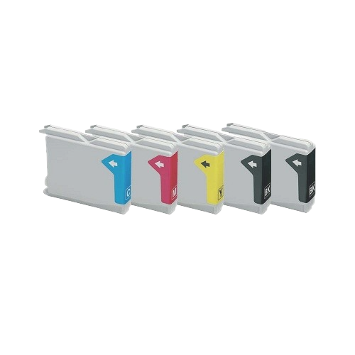 Pack de 5 Tinteiros Compatíveis p/ Brother LC985