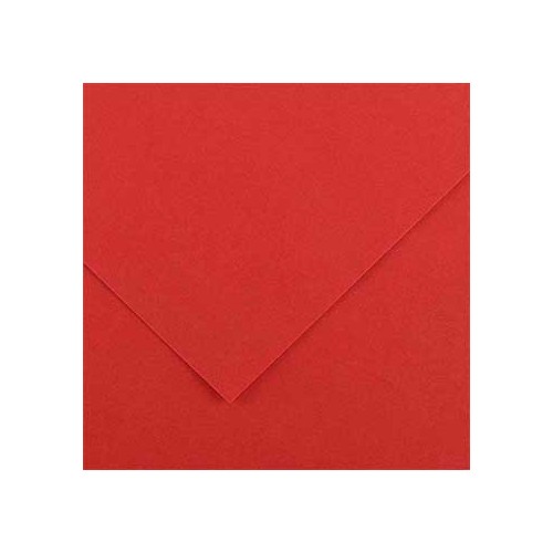 Cartolina 50x65cm Vermelho 185g 1 Folha Canson - 25 unidades