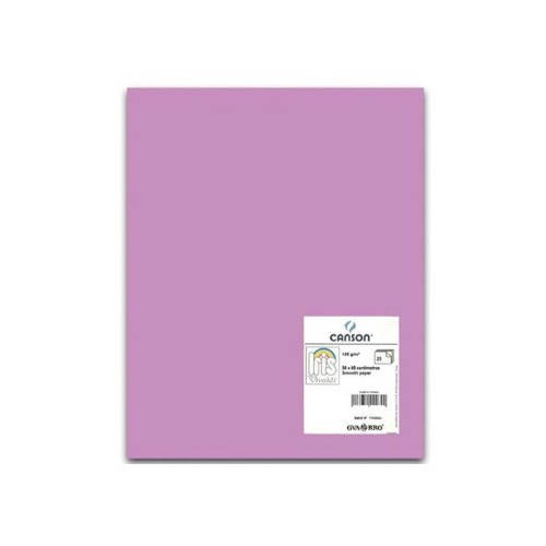 Cartolina A4 185g Malva 50 Folhas