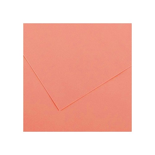 Cartolina 50x65cm Coral 185g 1 Folha Canson - 25 unidades