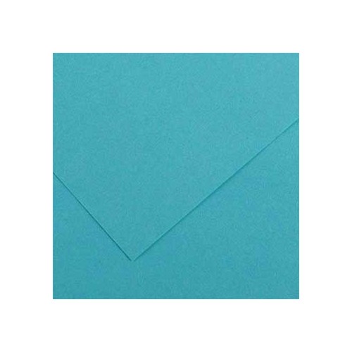 Cartolina 50x65cm Azul Turquesa 185g 1 Folha Canson - 25 unidades