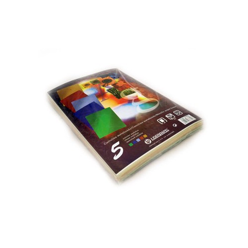 Cartolina A4 235g 5 Cores Metalizadas 50 Folhas