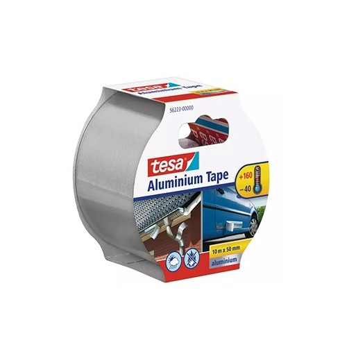 Fita Adesiva de Alumínio Tesa 10mx50mm Cor Prata